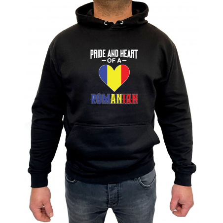 Hanorac pride and heart of a Romanian Unisex - D000012U