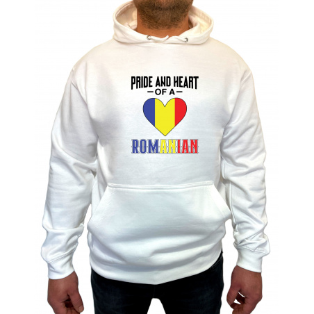 Hanorac pride and heart of a Romanian Unisex - D000012U