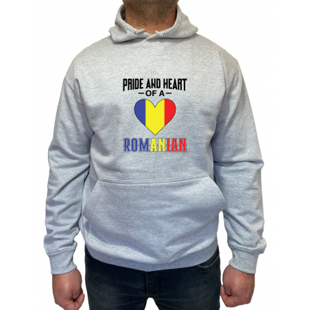 Hanorac pride and heart of a Romanian Unisex - D000012U