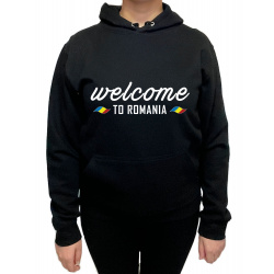 Hanorac welcome to Romania Unisex - D000017U