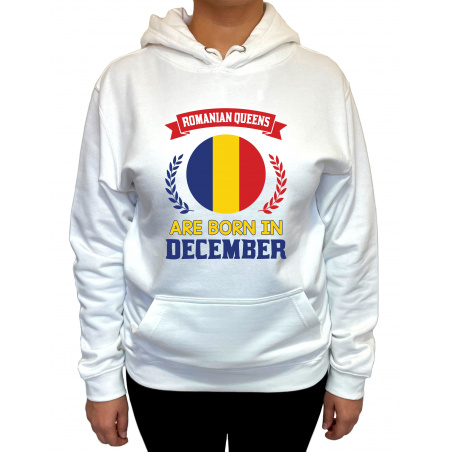 Hanorac Romanian queens are born in December - D000019F