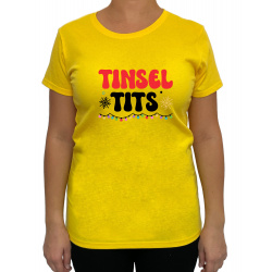 Tricou Jingle bells tinsel tits - Heavy Cotton Femei - D000057F