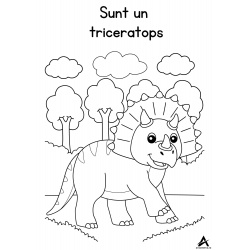 Pagini de colorat Dinozauri .pdf - eBook Avozenevo