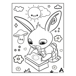 Pagini de colorat personaje Bing format .pdf - eBook7 Avozenevo