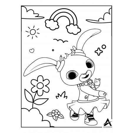 Pagini de colorat personaje Bing format .pdf - eBook7 Avozenevo