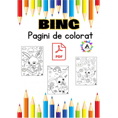 Pagini de colorat personaje Bing format .pdf - eBook7 Avozenevo
