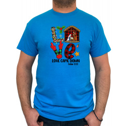 Tricou Love Came Down - Heavy Cotton Barbati - D000058U