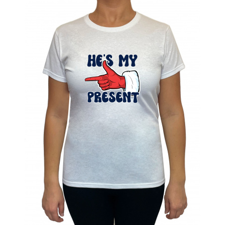 Tricou She's My Gift He's My Present - Heavy Cotton Femei - D000062F