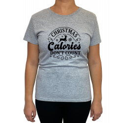 Tricou Christmas Calories Don't Count - Heavy Cotton Femei - D000084U