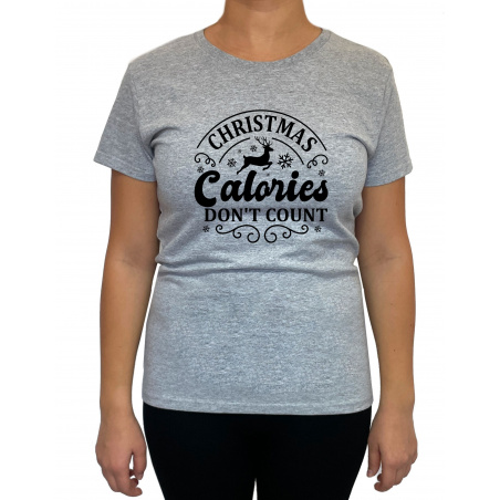 Tricou Christmas Calories Don't Count - Heavy Cotton Femei - D000084U