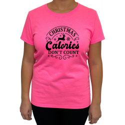 Tricou Christmas Calories Don't Count - Heavy Cotton Femei - D000084U