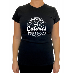 Tricou Christmas Calories Don't Count - Heavy Cotton Femei - D000084U