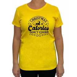 Tricou Christmas Calories Don't Count - Heavy Cotton Femei - D000084U