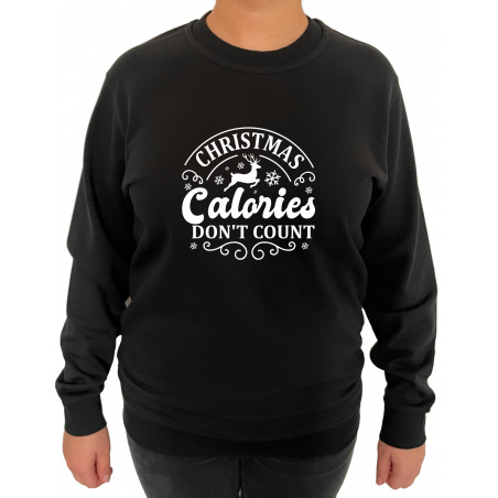 Bluza Christmas Calories Don't Count  - Crew Neck Sweatshirt Femei - D000084U