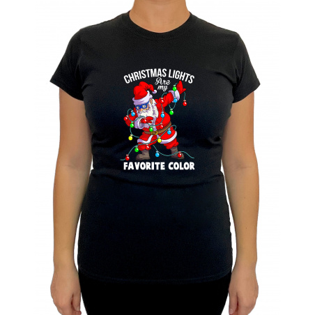 Tricou Christmas Lights Are My Favorite Color - Heavy Cotton Femei - D000085U