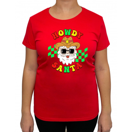 Tricou Howdy Santa - Heavy Cotton Femei - D000088U