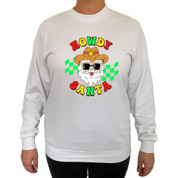 Bluza Howdy Santa - Crew...