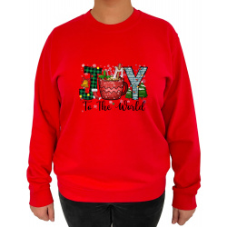 Bluza Joy To The World - Crew Neck Sweatshirt Femei - D000089U