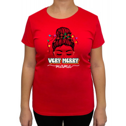 Tricou Very Merry Mama - Heavy Cotton Femei - D000093F