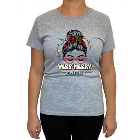 Tricou Very Merry Mama - Heavy Cotton Femei - D000093F