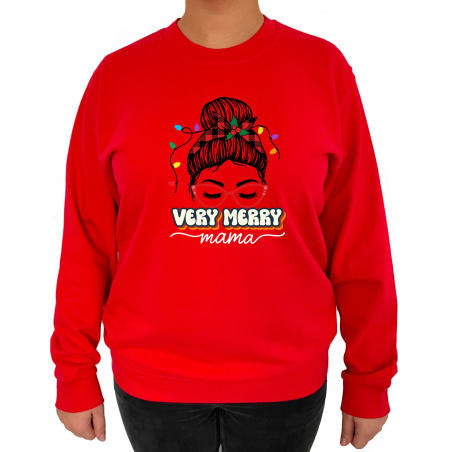 Bluza Very Merry Mama  - Crew Neck Sweatshirt Femei - D000093F