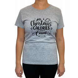 Tricou Christmas Calories Don't Count - Heavy Cotton Femei - D000094U