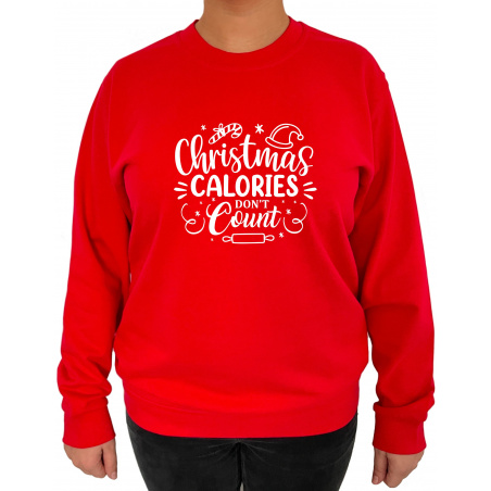 Bluza Christmas Calories Don't Count  - Crew Neck Sweatshirt Femei - D000094U