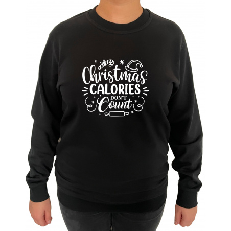 Bluza Christmas Calories Don't Count  - Crew Neck Sweatshirt Femei - D000094U