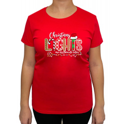 Tricou Christmas Lights Are My Favorite Color - Heavy Cotton Femei - D000095U