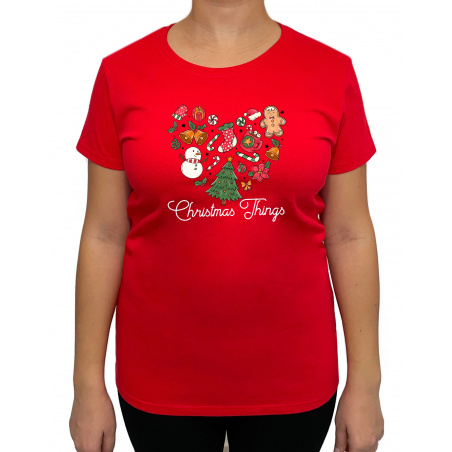 Tricou Christmas Things - Heavy Cotton Femei - D000096U