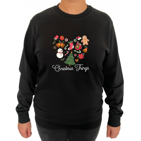 Bluza Christmas Things  - Crew Neck Sweatshirt Femei - D000096U