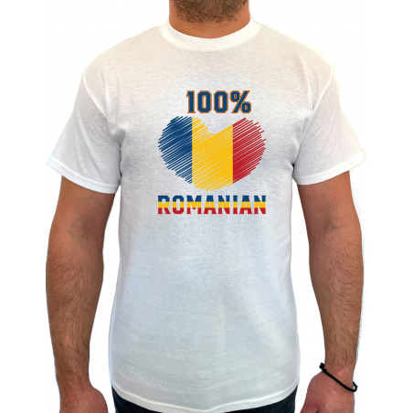 Tricou 1 Decembrie 100% Romanian - Heavy Cotton Barbati - D000001U