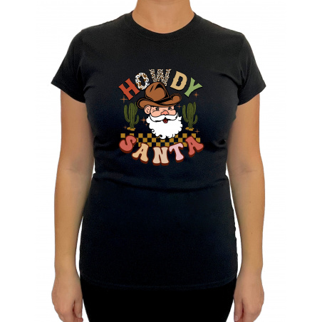 Tricou Howdy Santa - Heavy Cotton Femei - D000098U