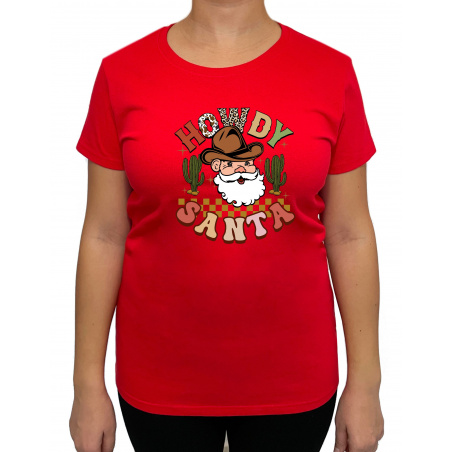 Tricou Howdy Santa - Heavy Cotton Femei - D000098U