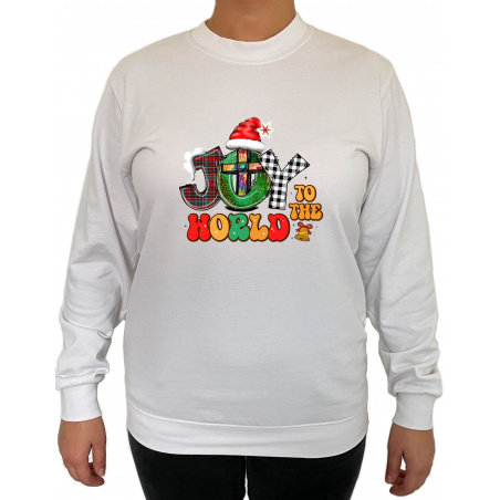 Bluza Joy To The World  - Crew Neck Sweatshirt Femei - D000099U