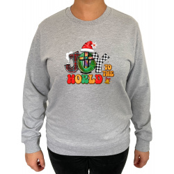 Bluza Joy To The World  - Crew Neck Sweatshirt Femei - D000099U