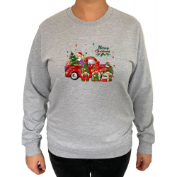 Bluza Merry Christmas  - Crew Neck Sweatshirt Femei - D0000100U