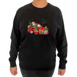 Bluza Merry Christmas  - Crew Neck Sweatshirt Femei - D0000100U