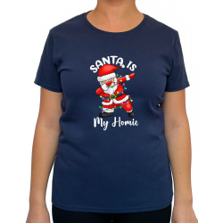 Tricou Santa Is My Homie - Heavy Cotton Femei - D0000101U