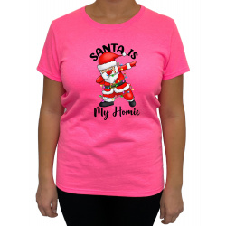 Tricou Santa Is My Homie - Heavy Cotton Femei - D0000101U