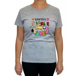 Tricou Santa's favorite Teacher - Heavy Cotton Femei - D0000102F