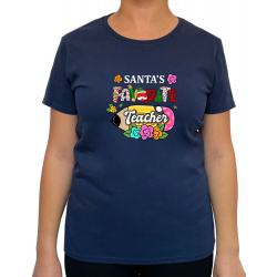 Tricou Santa's favorite Teacher - Heavy Cotton Femei - D0000102F