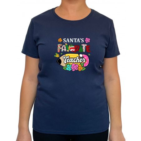 Tricou Santa's favorite Teacher - Heavy Cotton Femei - D0000102F