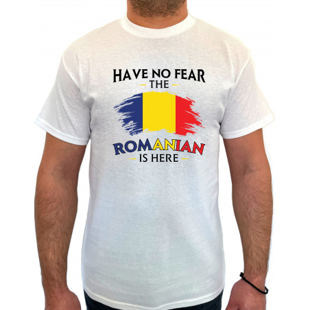 Tricou Have No Fear The Romanian Is Here - Heavy Cotton Barbati - D000002U