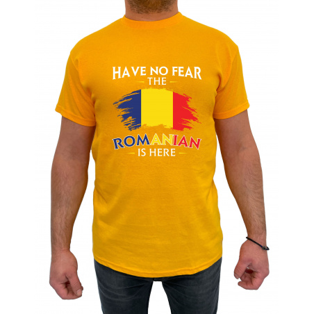 Tricou Have No Fear The Romanian Is Here - Heavy Cotton Barbati - D000002U