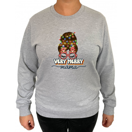 Bluza Very Merry Mama  - Crew Neck Sweatshirt Femei - D0000103F