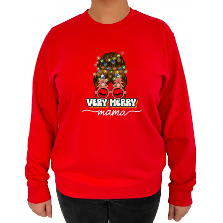 Bluza Very Merry Mama  - Crew Neck Sweatshirt Femei - D0000103F