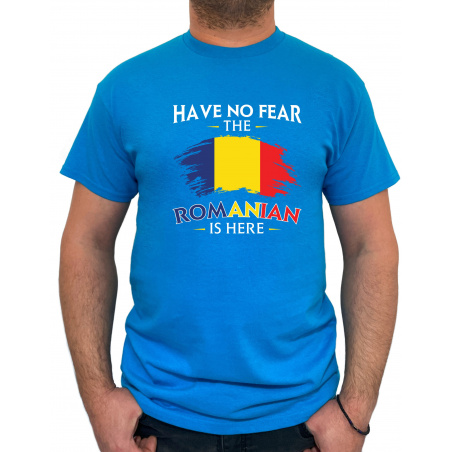 Tricou Have No Fear The Romanian Is Here - Heavy Cotton Barbati - D000002U