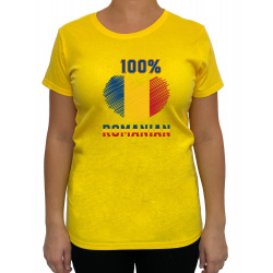 Tricou 100% romanian -  Heavy Cotton Femei - D000001U