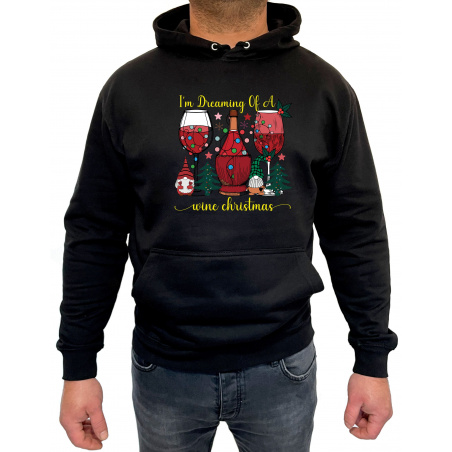 Hanorac I'm dreaming of a wine Christmas Unisex - D000076U